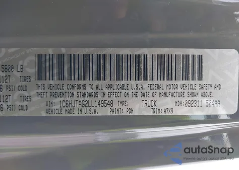 2020 Jeep Gladiator Sport S 4X4 from USA, damaged, VIN 1C6HJTAG2LL149548